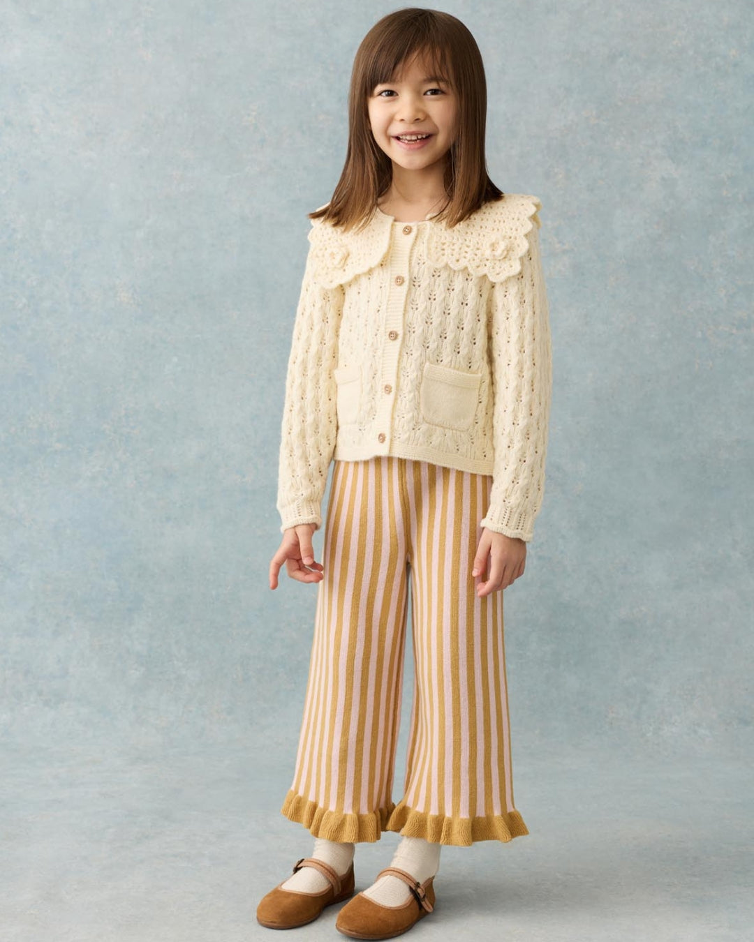 Louise Misha Salia Striped Knit Pants – Honey Blush