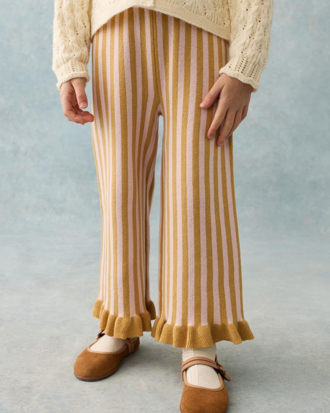 Louise Misha Salia Striped Knit Pants – Honey Blush
