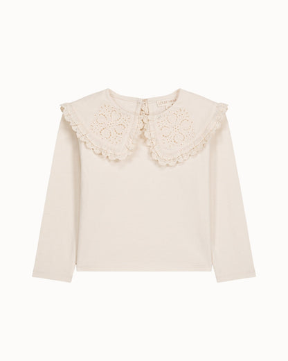 Louise Misha Anita Long Sleeve Tee – Cream