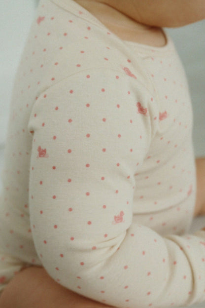 Konges Sløjd Fanga Bello Due Long-Sleeve Bodysuit by Konges Sløjd