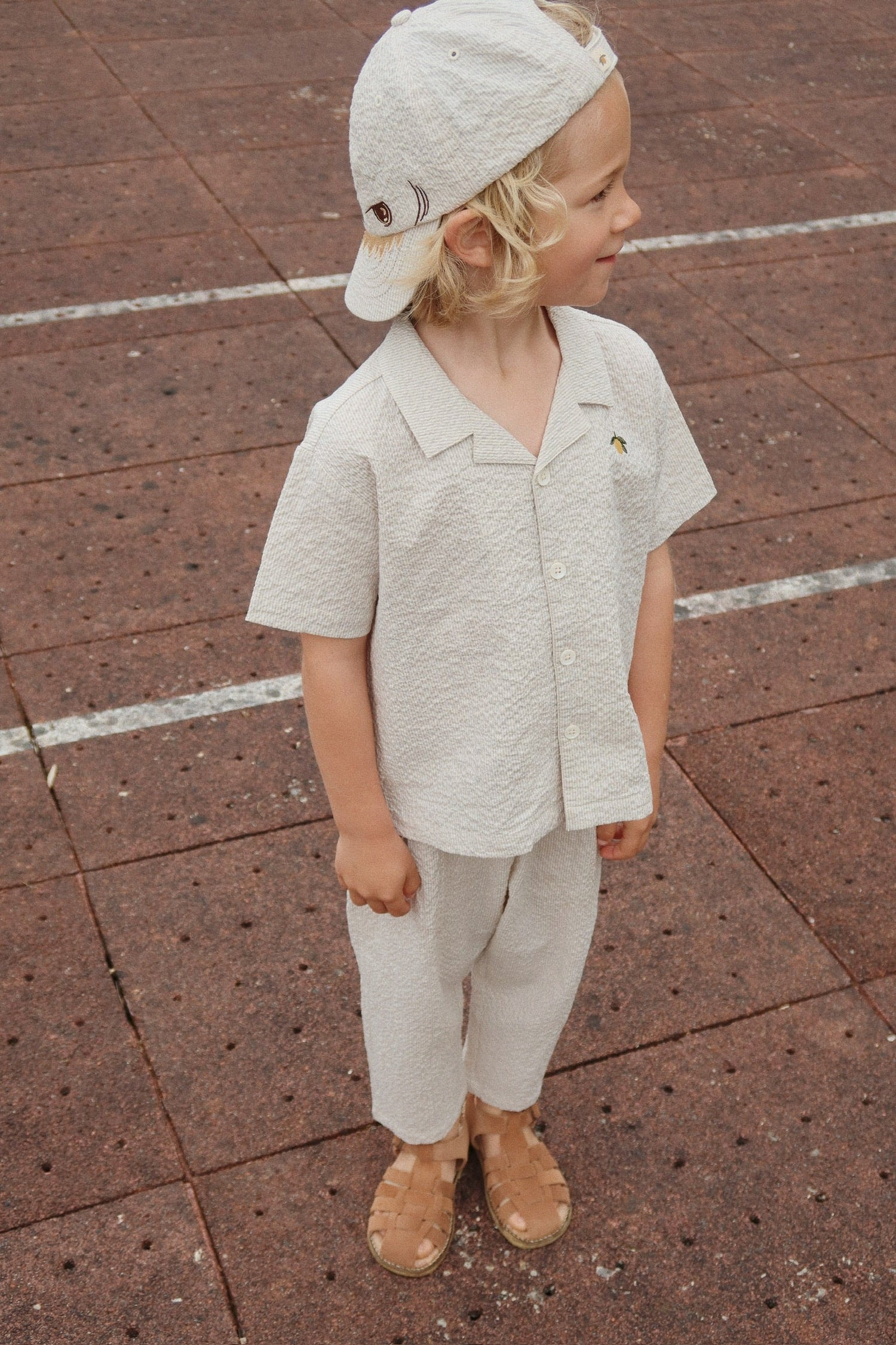 Konges Sløjd Elliot Pants GOTS – Quarry Stripe