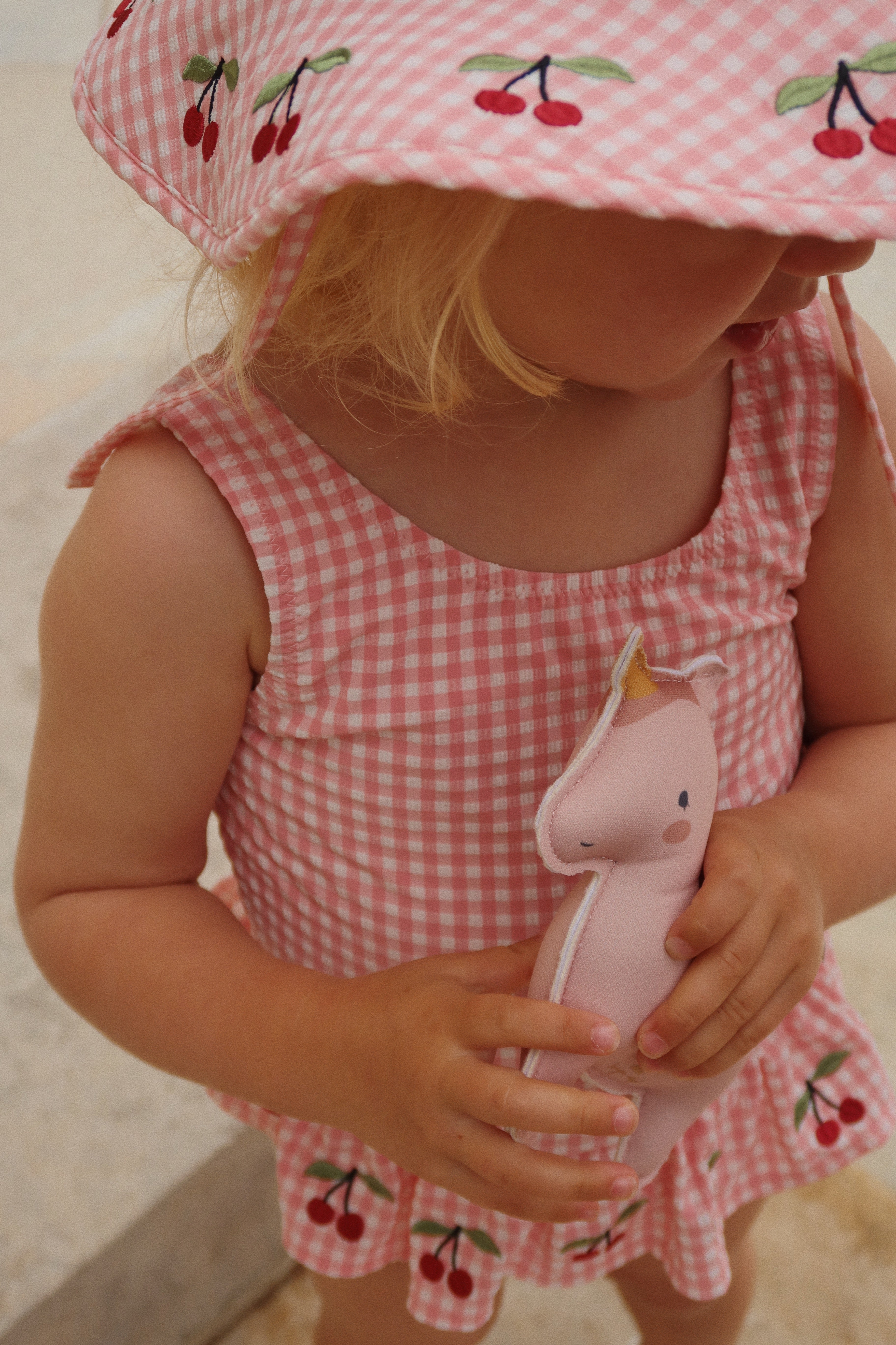Textured seersucker Konges Sløjd girls swimwear