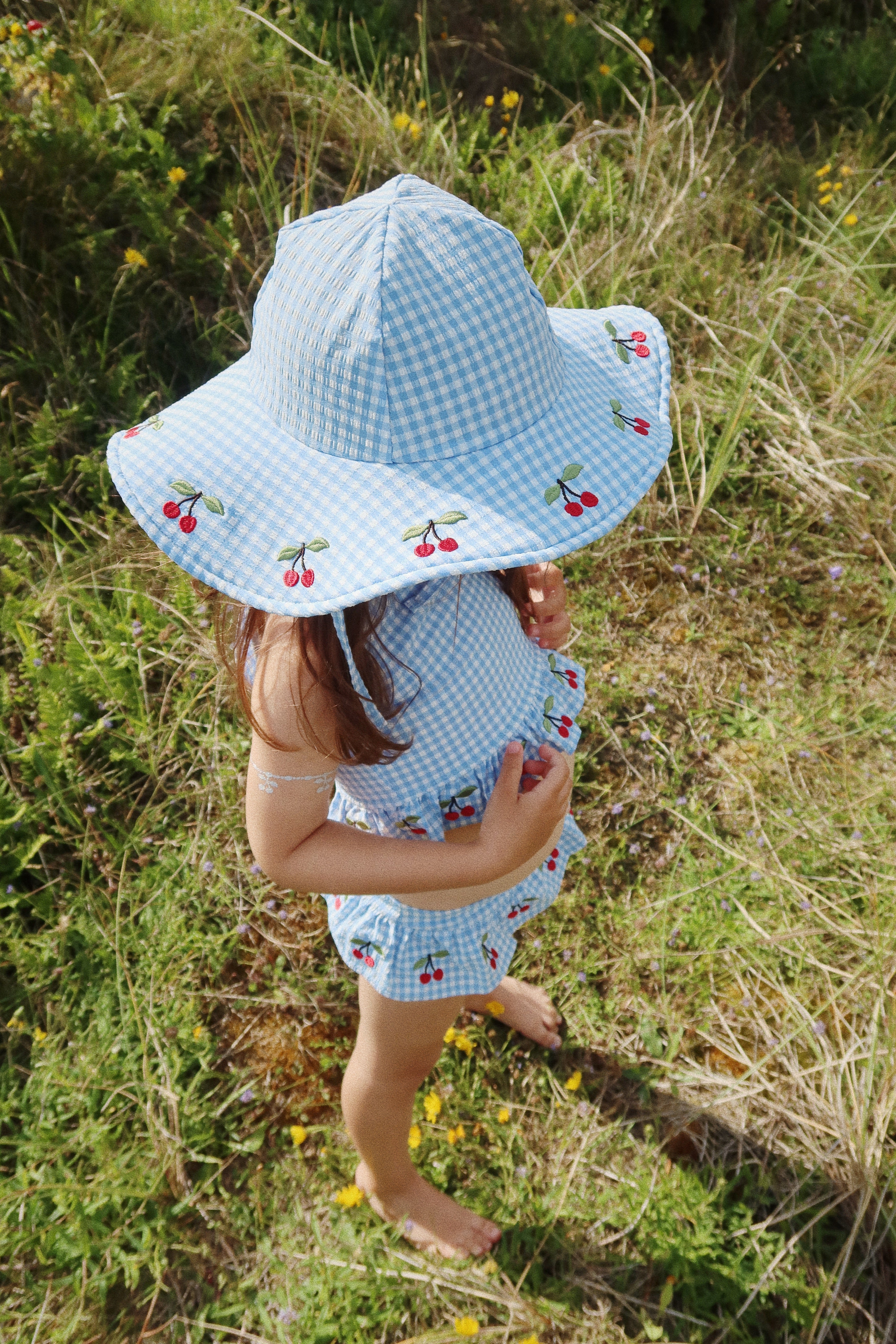 Konges Sløjd SOLINE SWIM HAT - provence/white swan