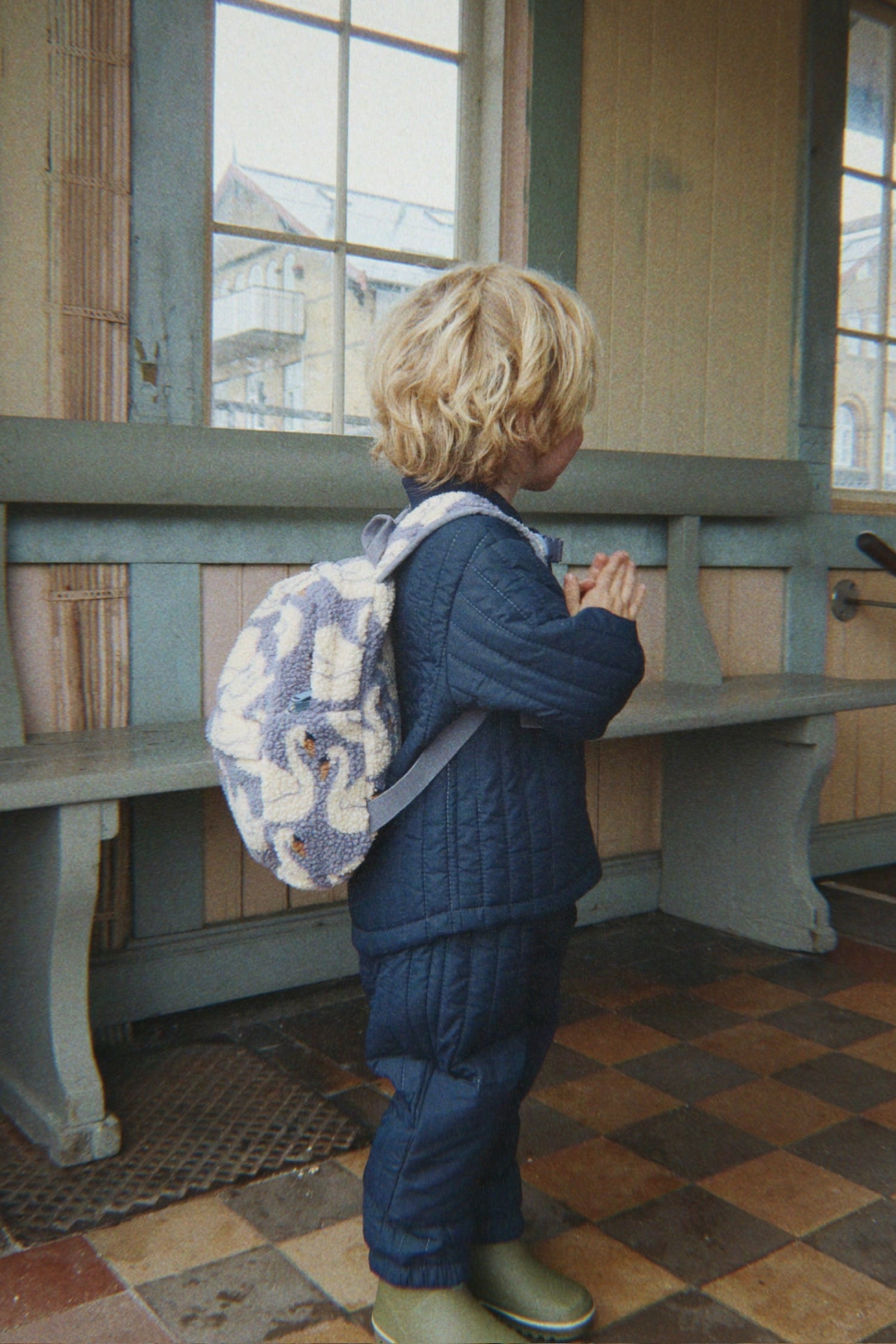 Konges Sløjd Jody Teddy Backpack - Swan - image 4