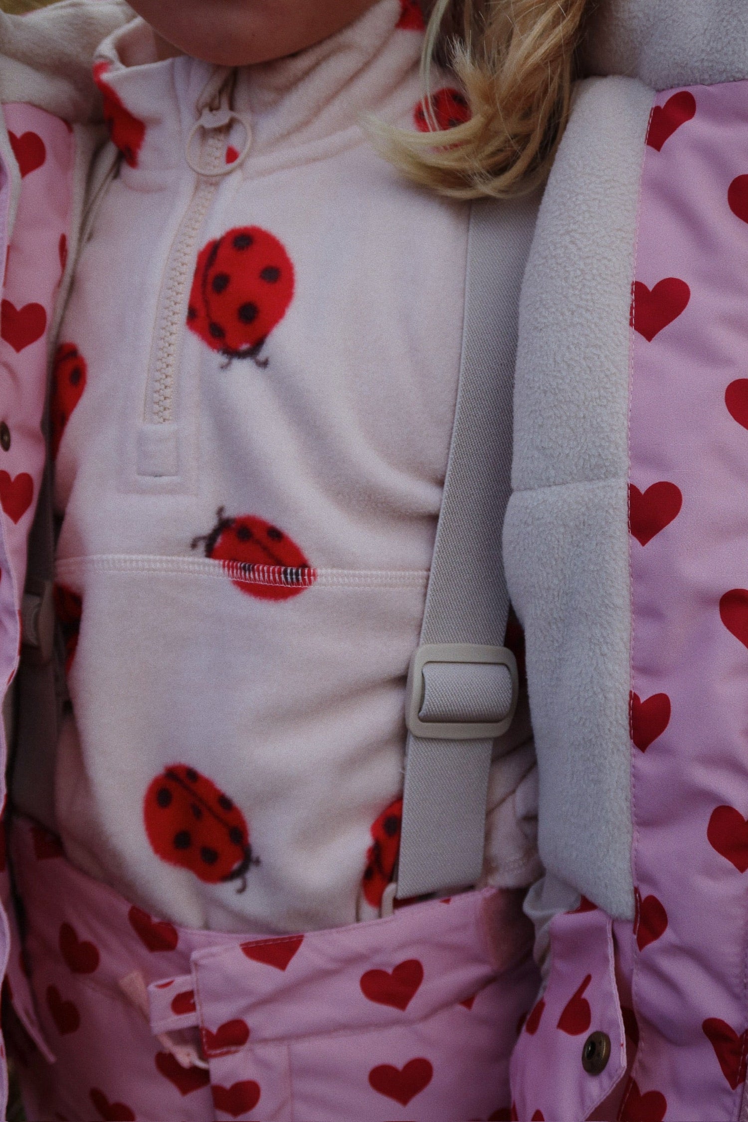 konges sløjd Tavi Fleece Sweatshirt  - ladybug