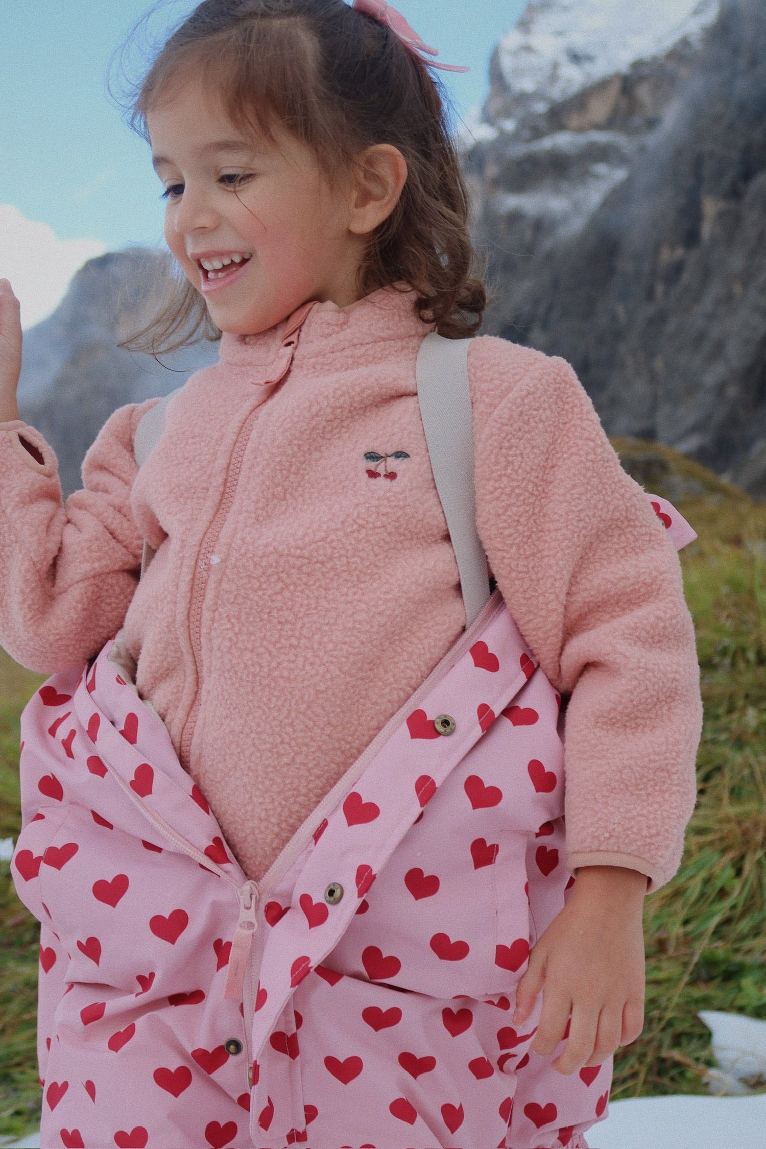 Konges Sløjd Thermy Fleece Jacket – Cameo Brown