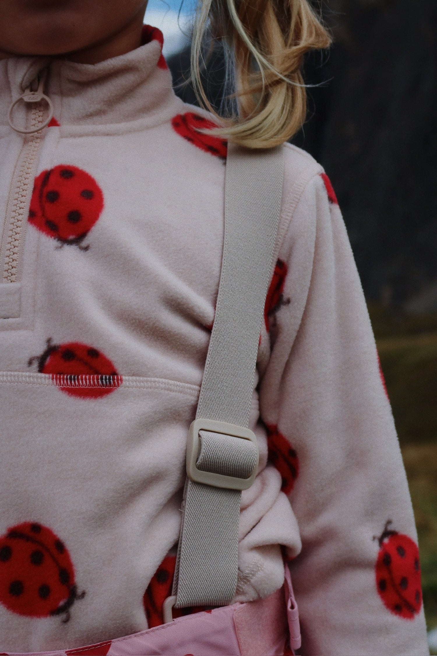 konges sløjd Tavi Fleece Sweatshirt  - ladybug