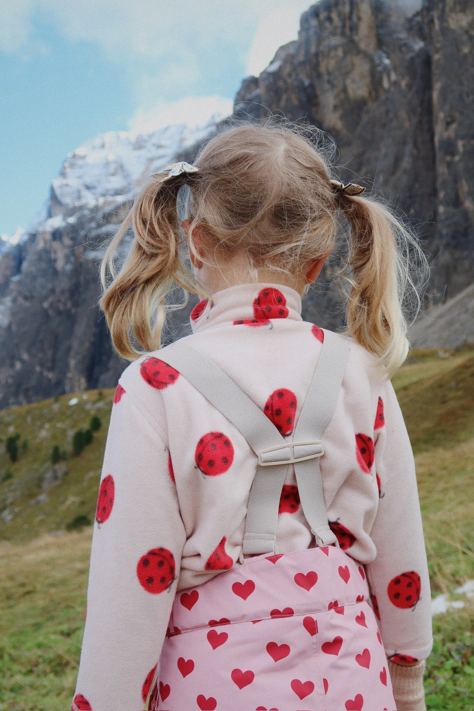 konges sløjd Tavi Fleece Sweatshirt  - ladybug