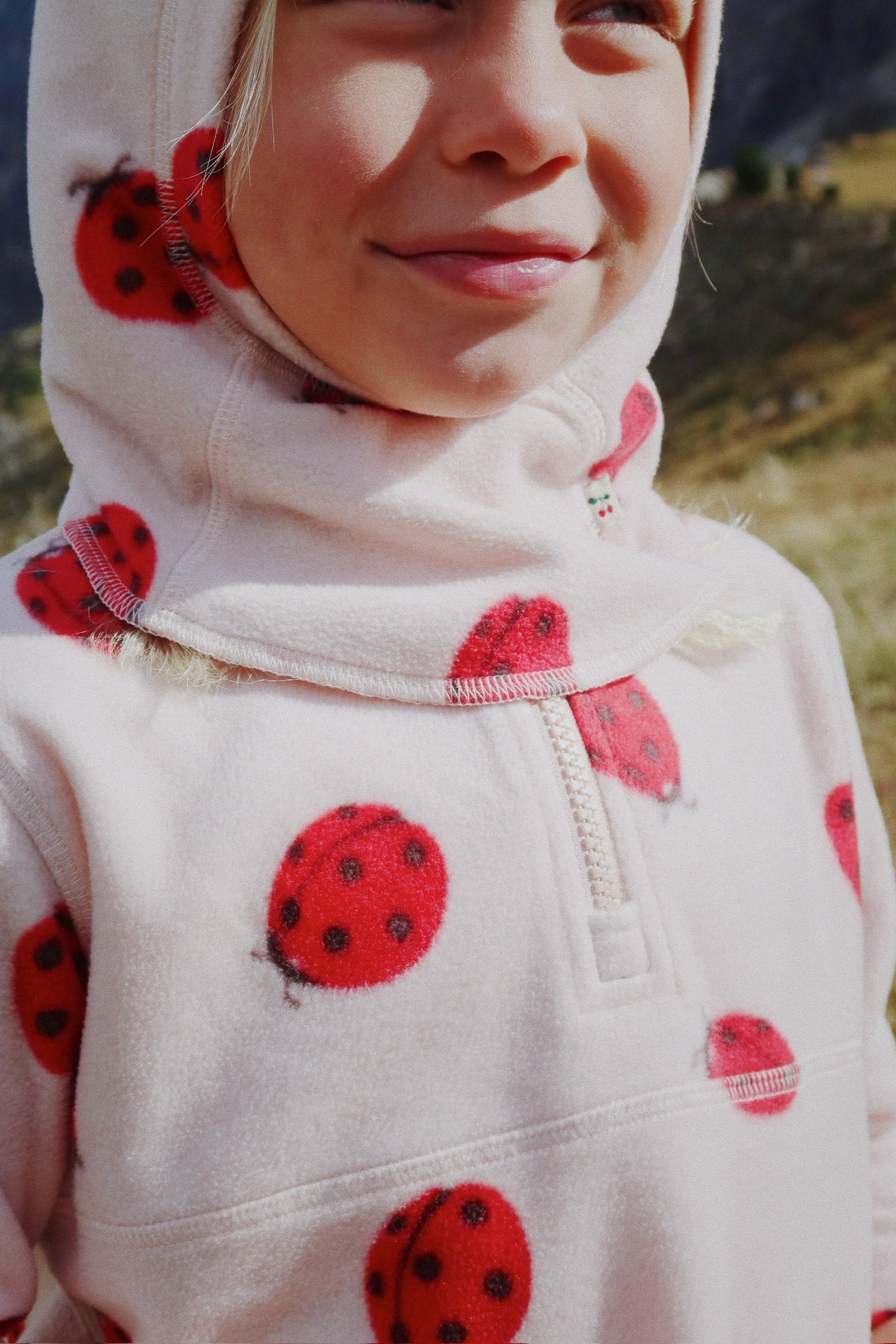 konges sløjd Tavi Fleece Sweatshirt  - ladybug