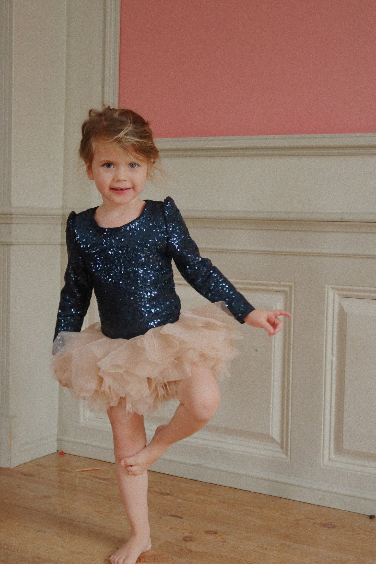 Konges Sløjd Ballerina Glitter Dress – Dark Navy