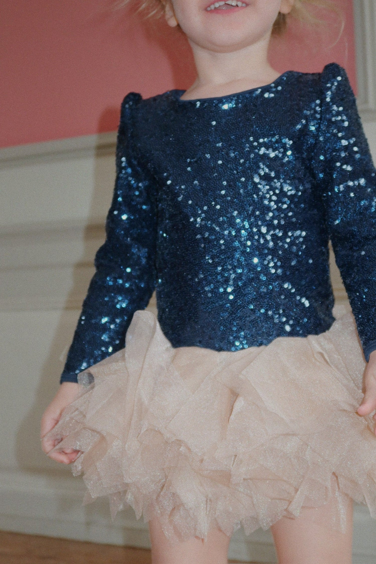 Konges Sløjd Ballerina Glitter Dress – Dark Navy