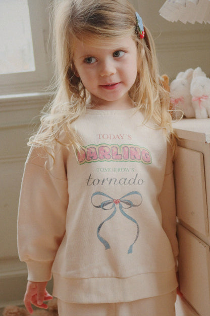 Konges Sløjd LOUPY LOU SWEAT SHIRT - brazillian sand