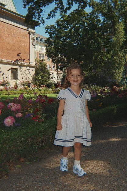 Konges Sløjd ALLIE SAILOR DRESS - bleu stripe