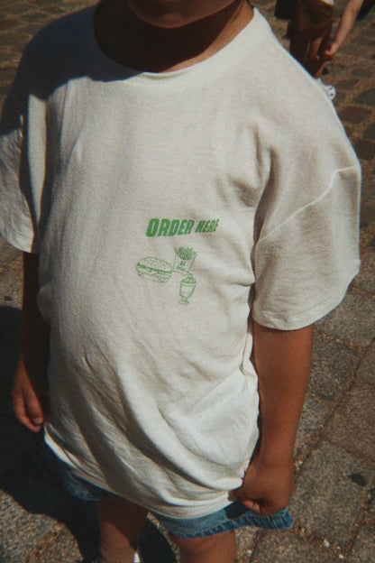 Konges Sløjd ERA TEE - off white/fine dining