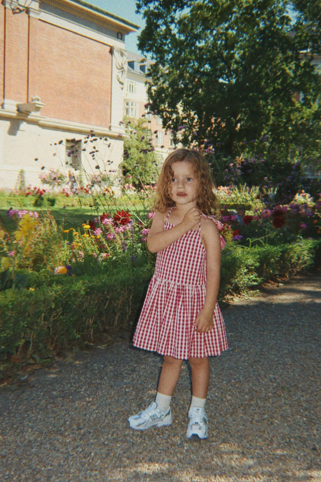Konges Sløjd ISOTTA DRESS - raspberry check