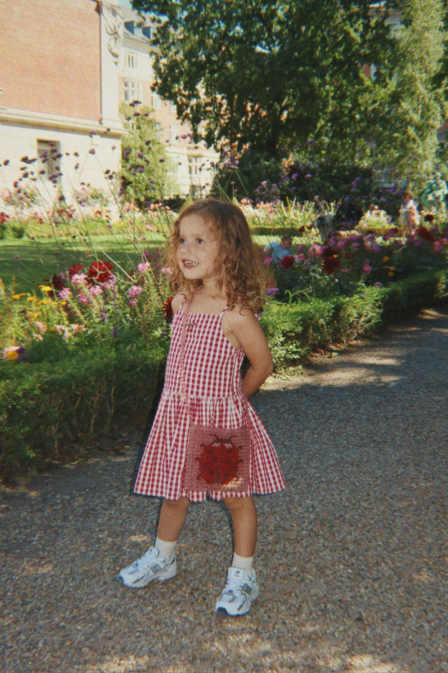 Konges Sløjd ISOTTA DRESS - raspberry check