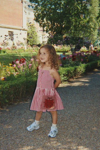 Konges Sløjd ISOTTA DRESS - raspberry check