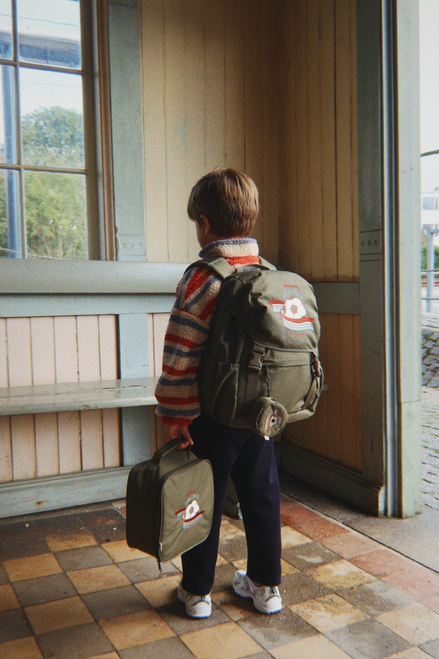 Coming Soon - Konges Sløjd Jody Teddy Jacket - Tangerine Stripe