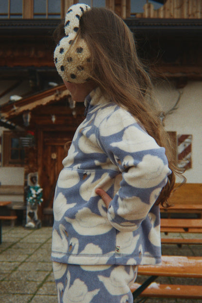 TAVI FLEECE SWEATSHIRT GRS - swan