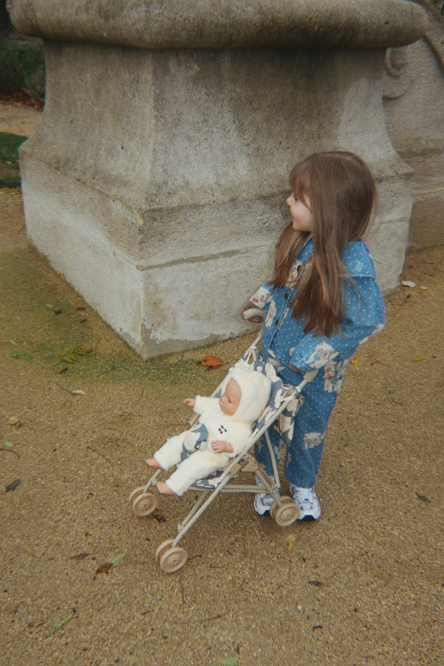 Konges Sløjd Doll Stroller in Swan – gallery view 2