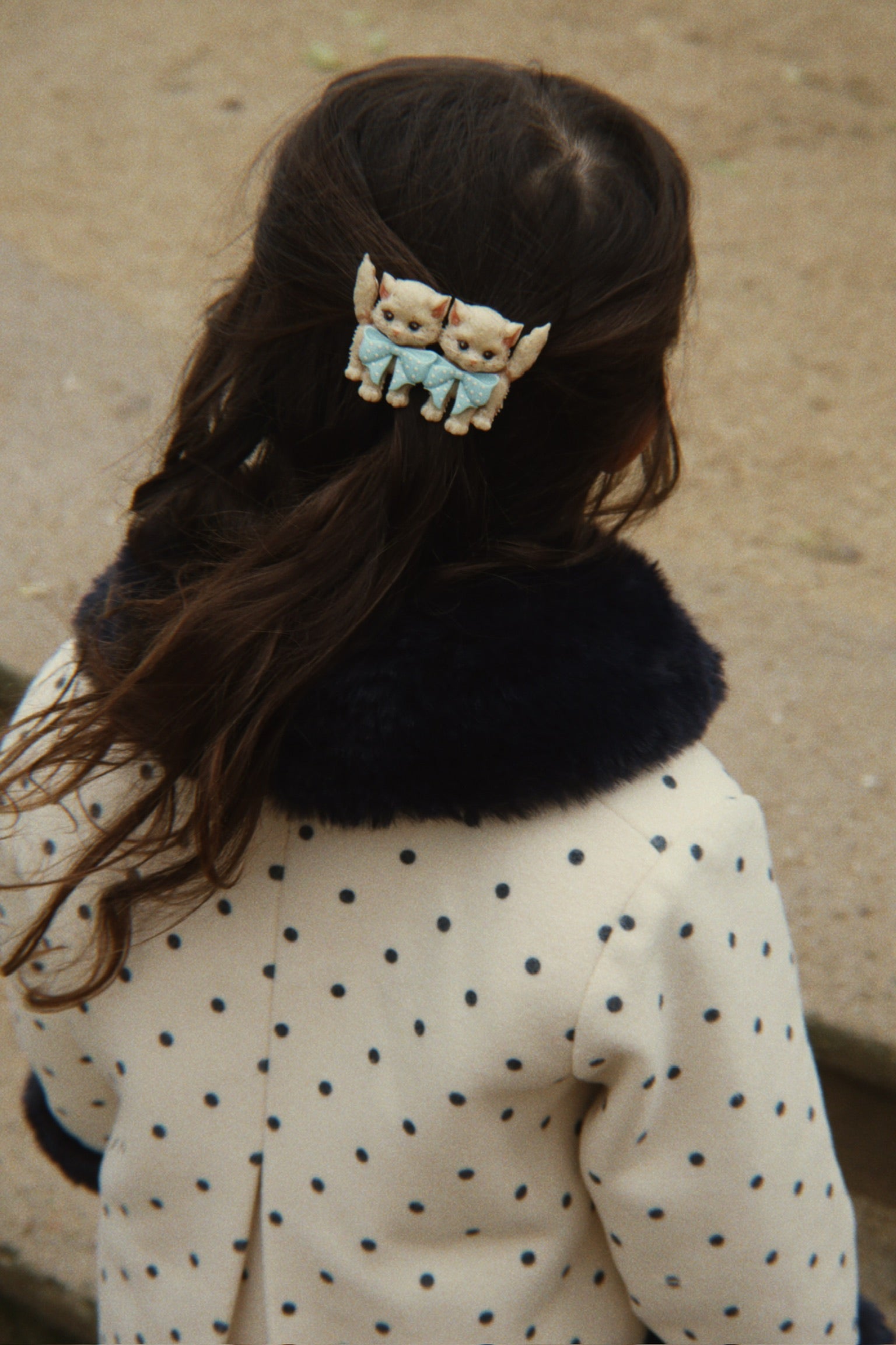 Konges Sløjd Kitty Big Hair Clip - Kitty - image 3