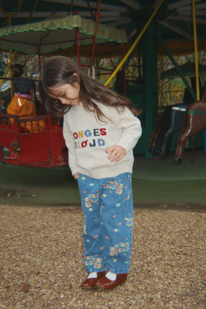 MAGOT FRILL PANTS GOTS - teddy coeur