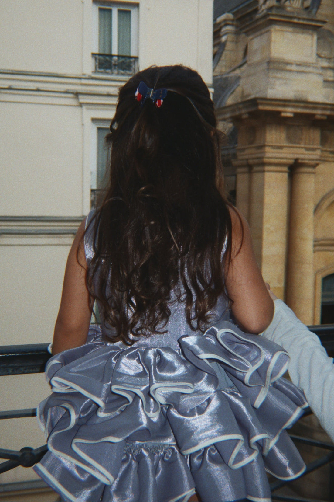 Konges Sløjd Fia Frill Dress in Sleet – official gallery view 2