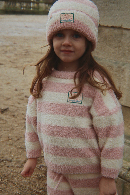Konges Sløjd Softy Sweater - Rosy Stripe