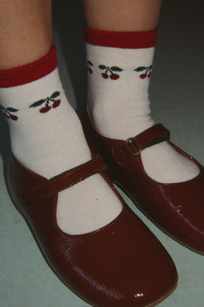 Konges Sløjd 2 Pack Jaquard Socks - Cherry Mix by Konges Sløjd