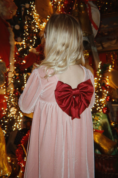 Konges Sløjd Gia Bow Dress - Mellow Rose by Konges Sløjd