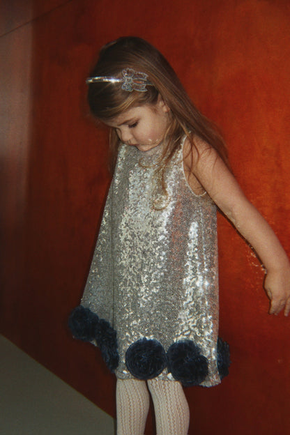 Konges Sløjd Tindra Rose Dress - Silver by Konges Sløjd