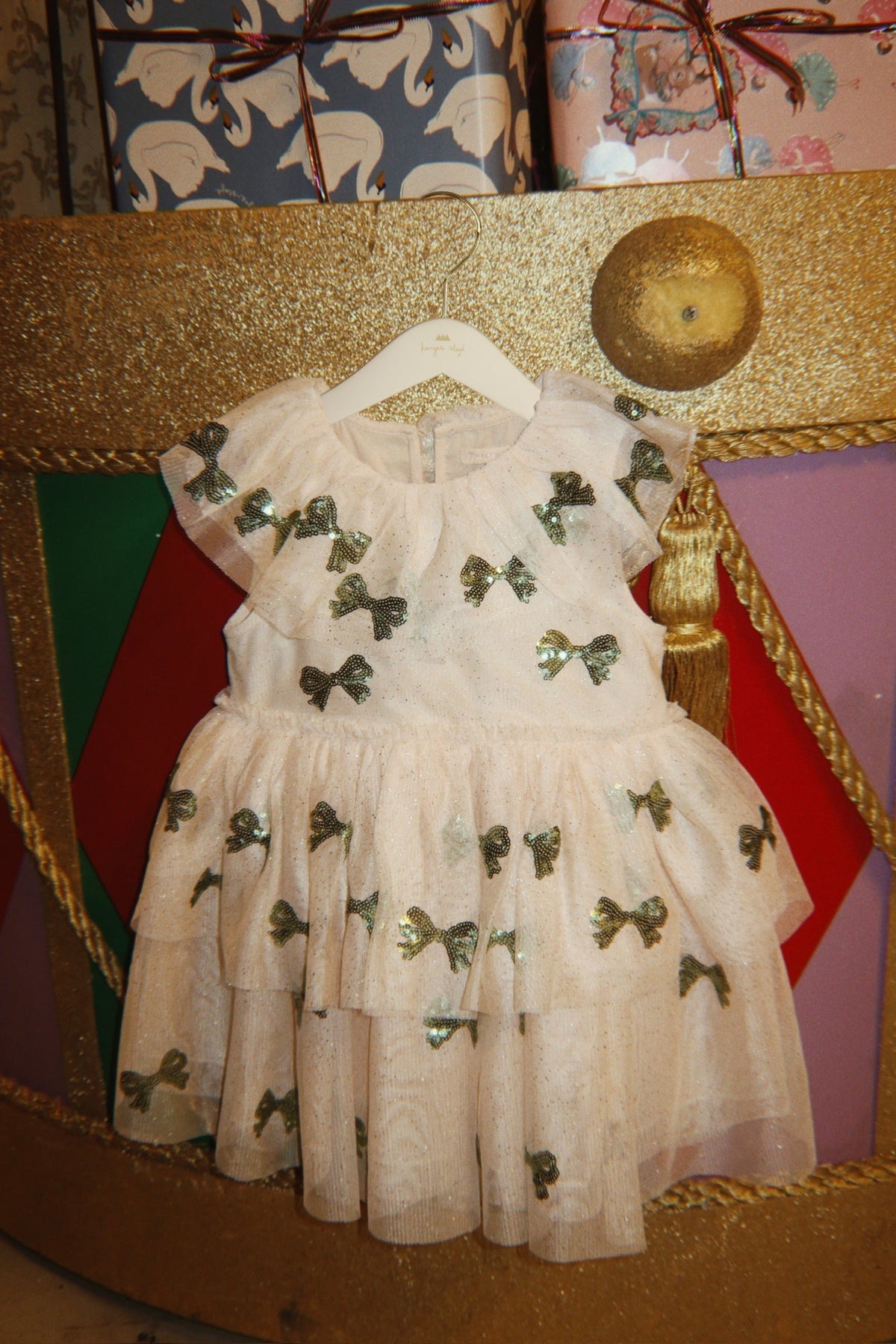 Konges Sløjd Yvonne Fairy Dress - Bowie Fir Sequin by Konges Sløjd