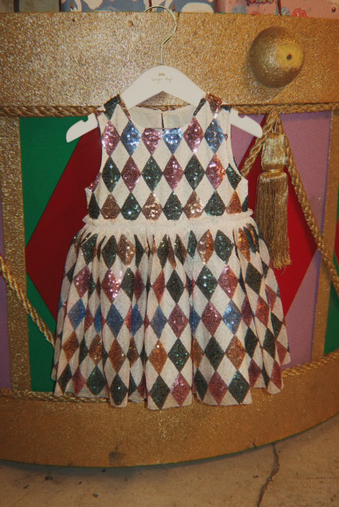 Konges Sløjd Yvonne Harlekin Dress - Harlekin Sequin by Konges Sløjd