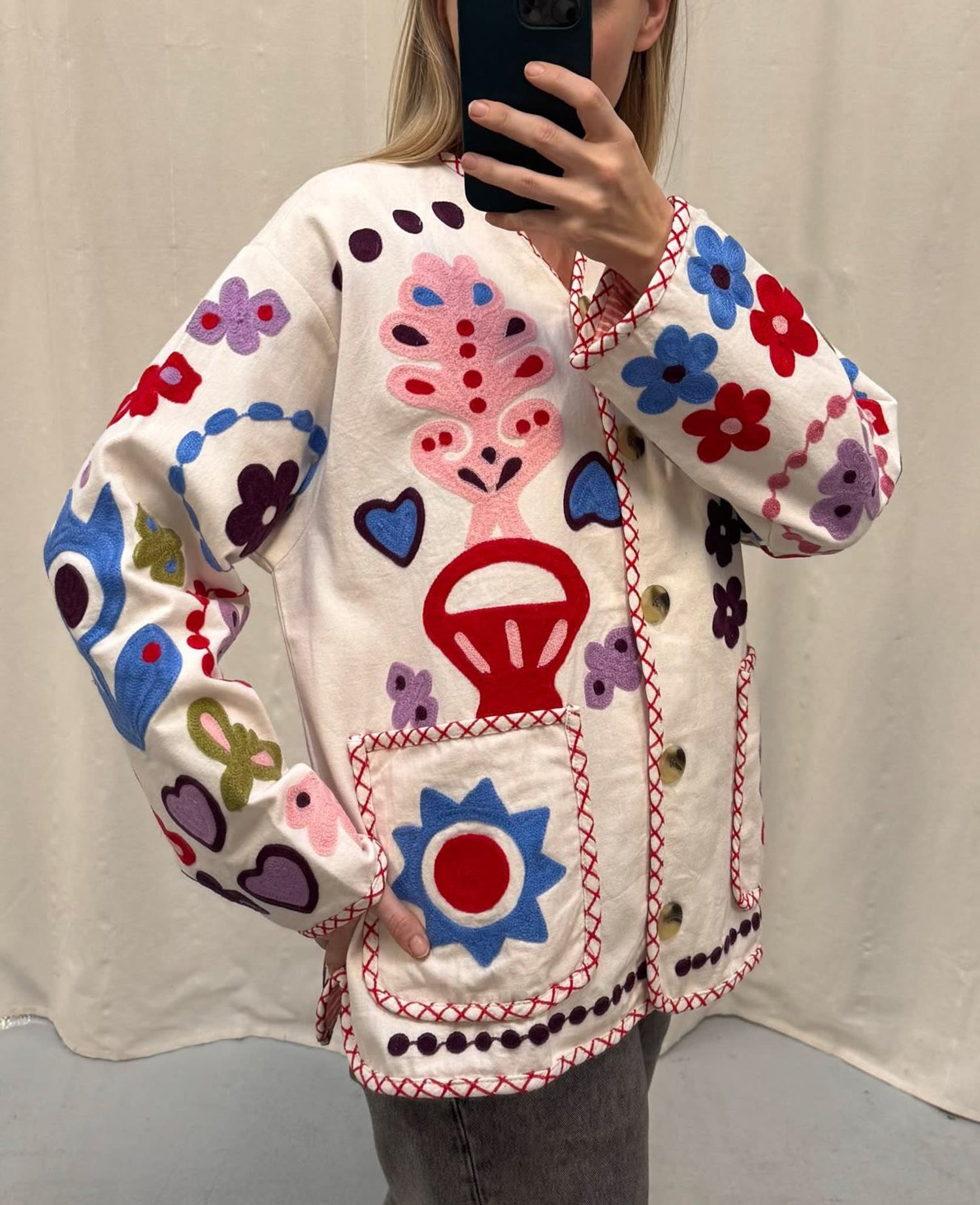 Sissel Edelbo Maggie Jacket - White Multi