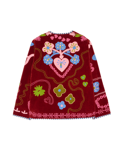 Sissel Edelbo Maggie Jacket - Velvet Burgundy