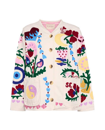 Coming soon-Sissel Edelbo Maggie Jacket - White Rose