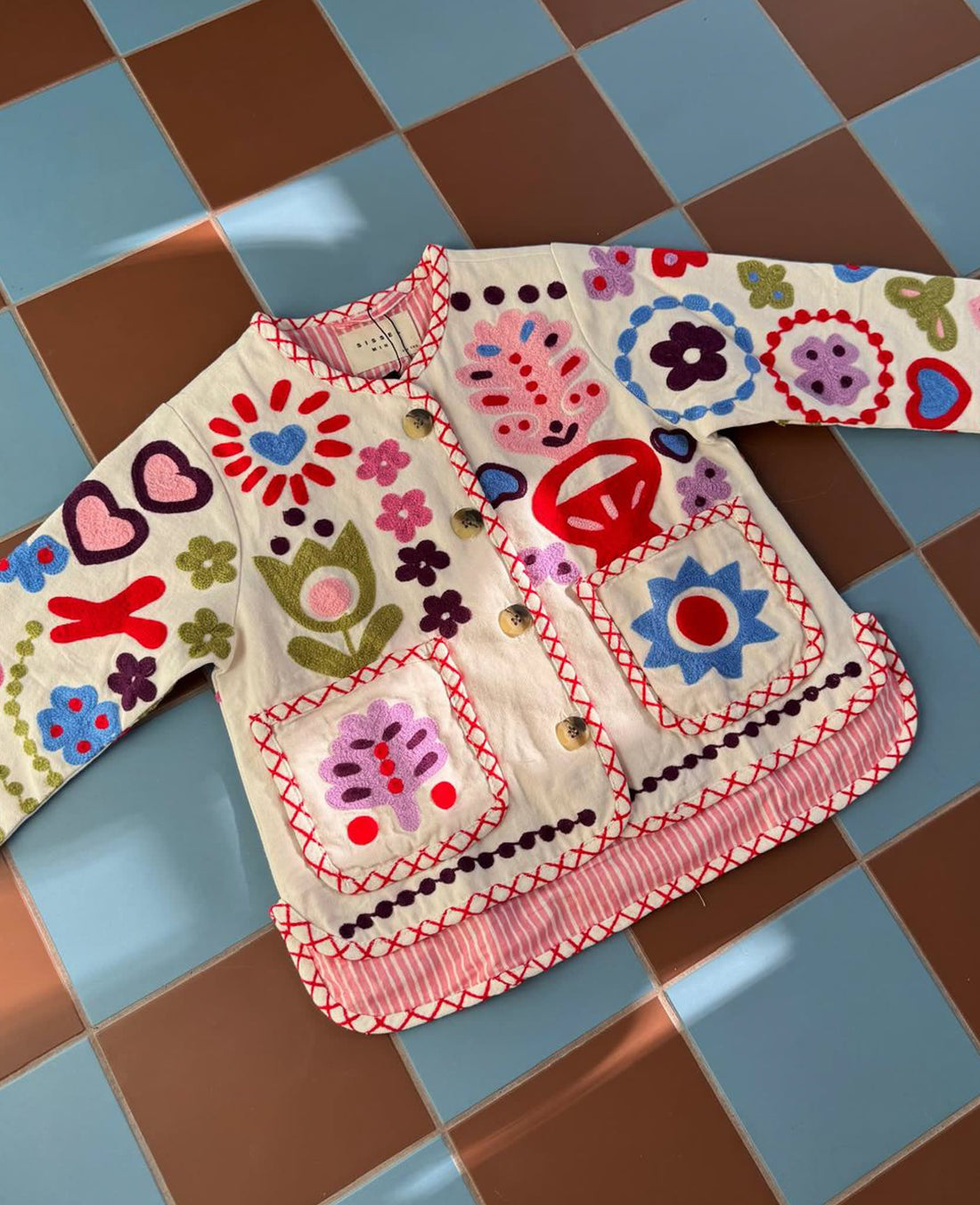 Sissel Edelbo Maggie MINI Jacket - White Multi