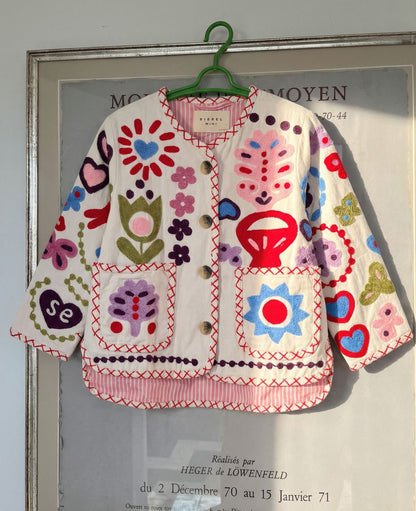 Sissel Edelbo Maggie MINI Jacket - White Multi