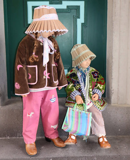Sissel Edelbo Sun &amp; Moon jacket styled for imaginative play
