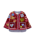 Sissel Edelbo Maggie MINI Velvet Burgundy jacket front view