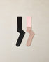 Noralee Shimmer Tights - Black & Blush - official product image 1