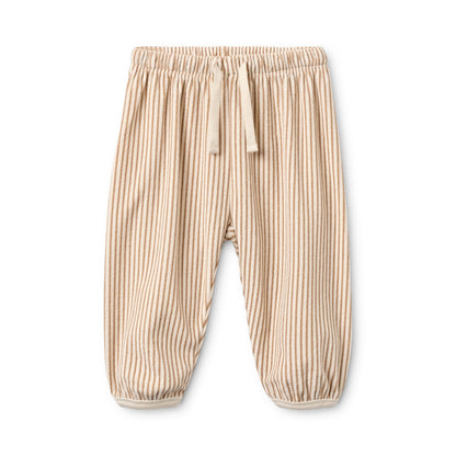 Flöss Nohr Sweatpants - Light Brown Stripe