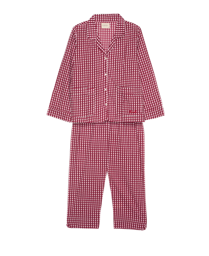 Sissel Edelbo Nuit Berry Hedge pyjamas front product view