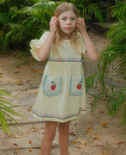 Sissel Edelbo Ohio Mini Dress - Butter
