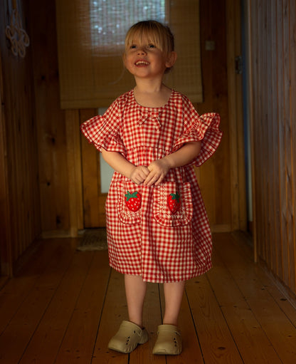 Sissel Edelbo Ohio MINI Dress - Red Checks