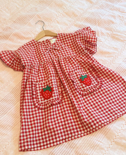 Sissel Edelbo Ohio MINI Dress - Red Checks