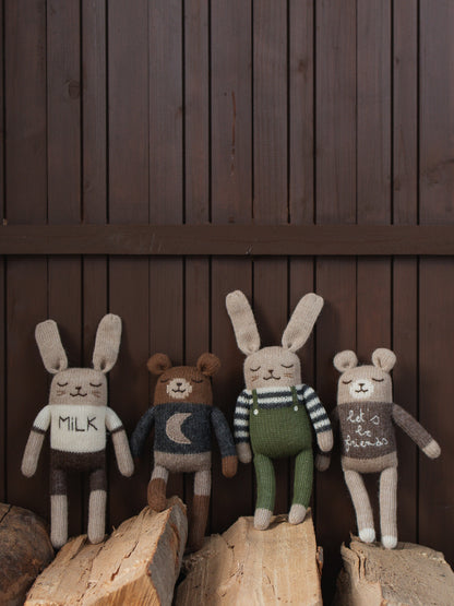 Organic Zoo Teddy Soft Toy - Midnight image 4