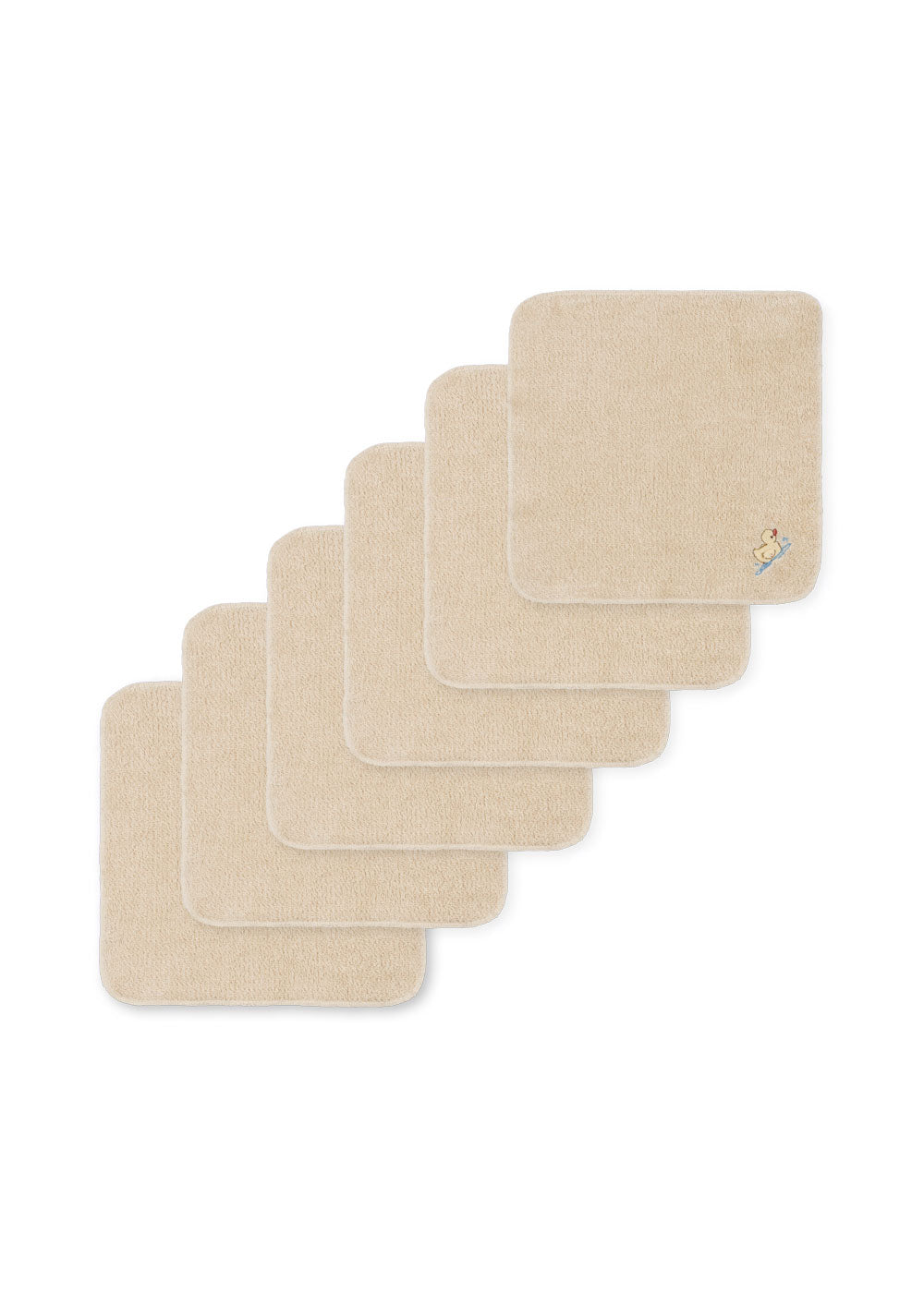 Konges Sløjd Fanga Figo Terry Cloths, Set of 6 - Antique White by Konges Sløjd