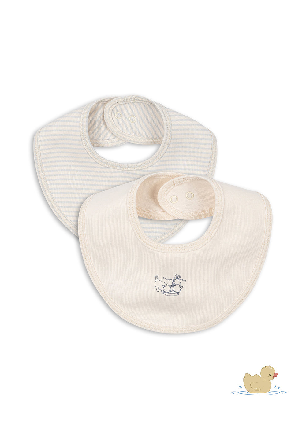 Konges Sløjd Fanga Fio Stripe Bibs, Set of 2 by Konges Sløjd