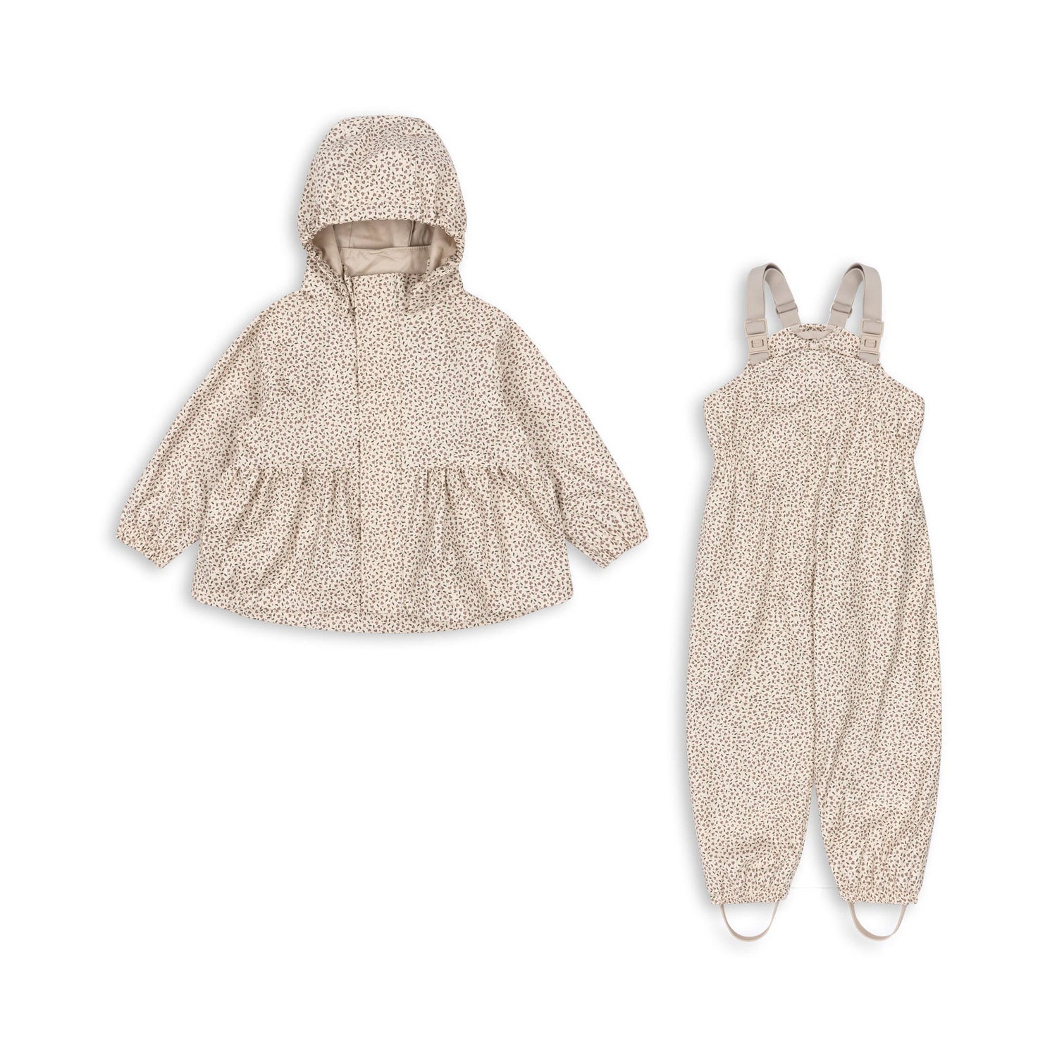 Konges Sløjd Rainy Palme Rain Set Girl – Milk Tank